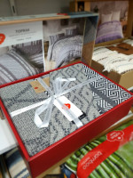 Постельное белье Cotton Box ranforce Toprak Tonnia vizon евро Постельное белье Cotton Box ranforce Toprak Tonnia vizon евро