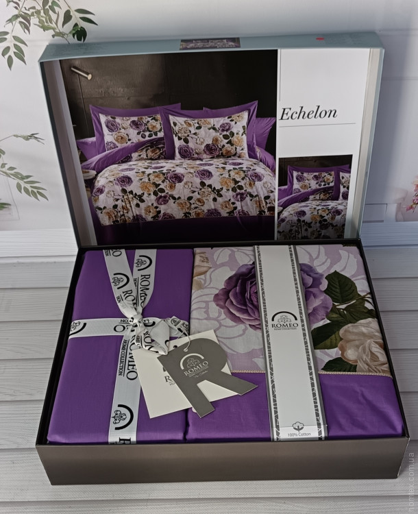 Постільна білизна Romeo Home поплін Echelon євро