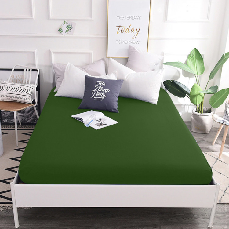 Простынь Mirson 18-0130 Carolina бязь 80x190 см на резинке по периметру Простынь Mirson 18-0130 Carolina бязь 90x200 см на резинке по периметру