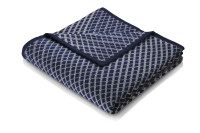 Плед Biederlack Cott.Home VB Threads blue 150x200 см Плед Biederlack Cott.Home VB Threads blue 150x200 см