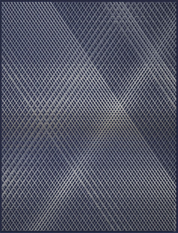 Плед Biederlack Cott.Home VB Threads blue 150x200 см