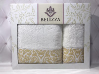 Набор махровых полотенец Belizza из 2 штук 50x90 см+70x140 см, модель 7