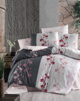 Постельное белье First Choice Carmelia anthracite ранфорс de luxe евро