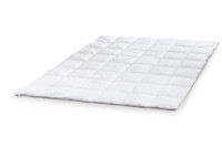 Пуховое кассетное одеяло Mirson 100% Белый пух DeLuxе light 140x205 см, №028
