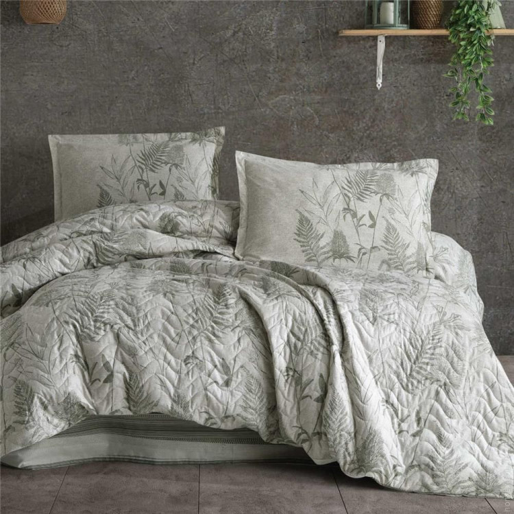 Постільна білизна зі стьобаним підковдрою - покривалом Aran Clasy Tuva євро