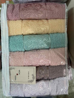 Набор махровых полотенец Ekin Модель 13 50x90 см из 6 штук