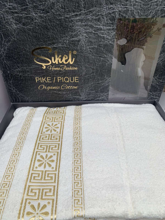 Махрове простирадло Sikel Cotton Grek 200х220 см