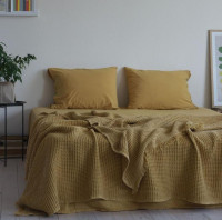Покривало Pike La Modno Stonewashed Golden Yellow 220x240 см