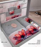 Набор полотенец La Maison Melena из 3 шт. 30х50 см+ 50х90 см +70x140 см с парфюмом