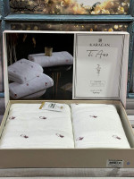 Набор махровых полотенец Karacan из 2-х штук 50х90 см + 70х140 см, модель 1