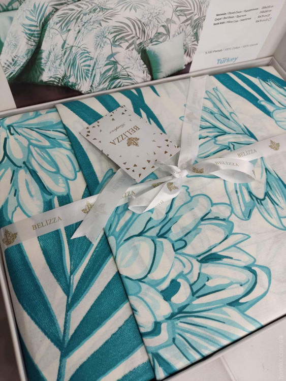 Постільна білизна Belizza Amazing Mint (м'ятна) євро