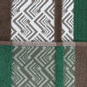 Полотенце махровое Hobby Nazende зеленый - коричневый 70x140 см 
