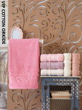 Набор махровых полотенец Cestepe Vip Cotton Orkide из 6 штук 70х140 см