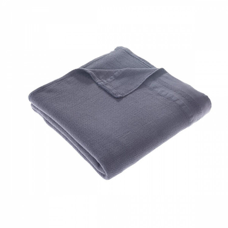 Пике Buldans Hasir purple grey серый 230x240 см 