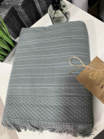 Полотенце Pestemal Sikel Orenda 100x150 см оливковое