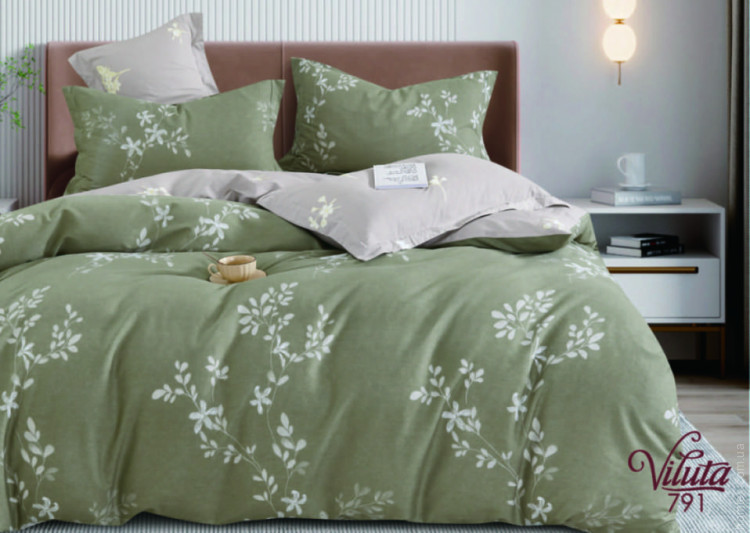 Постільна білизна Вілюта 791 сатин-твіл полуторний Постільна білизна Вілюта 791 сатин-твіл полуторний