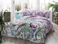 Постельное белье TAC Digital Galena Lilac Сатин евро