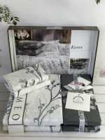 Постельное белье поплин Romeo Home Kares евро