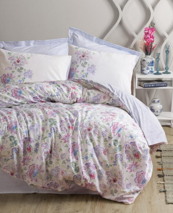 Постельное белье Cotton Box Bohem Adsila Mavi евро