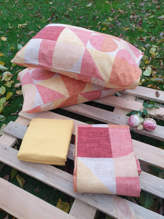 Постільна білизна фланель Cotton Star євро, модель 28