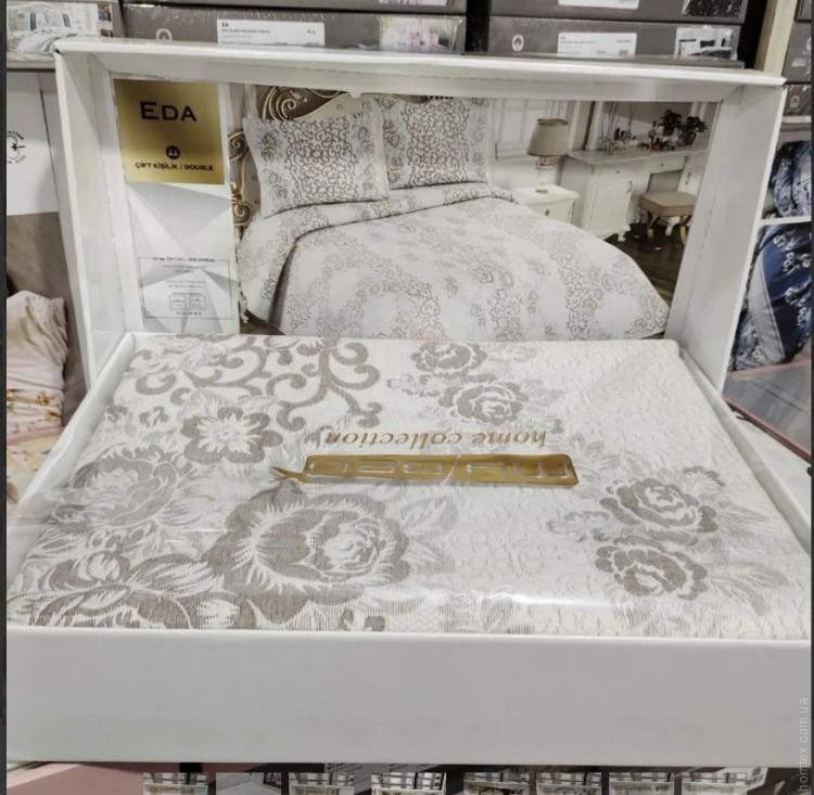 Покрывало гобелен BIRHOME Eda 240x260 см с наволочками