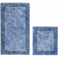 Набор ковриков Arya Tiffany Голубой 2 предмета 60х100 см + 60x50 см