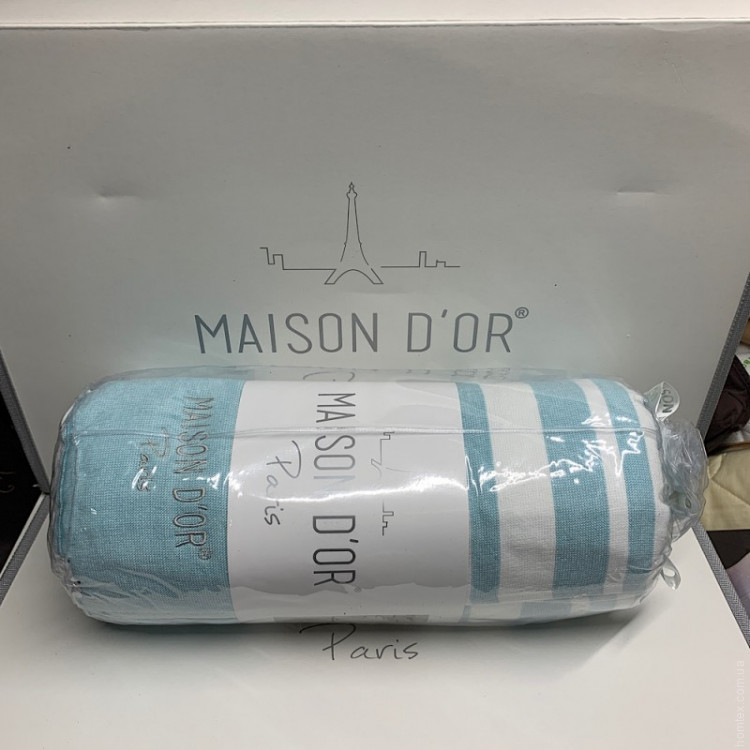 Махрове простирадло Maison Dor Babette blue 220x240 см