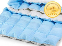 Перина-наматрасник Mirson Valentino Premium пух 100% 80x200 см