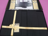 Постельное белье Mays жаккард Black черный евро