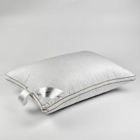 Подушка Iglen Royal Series 100% серый пух 50x70 см Подушка Iglen Royal Series 100% серый пух 50x70 см