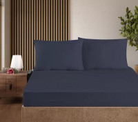 Простынь на резинке First Choice сатин Eclipse 160x200 + 30 см с наволочками Простынь на резинке First Choice сатин Eclipse 160x200 + 30 см с наволочками