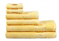 Полотенце Maisonette Bamboo 76х152 см желтый