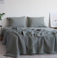 Покривало Pike La Modno Stonewashed French green 220x240 см