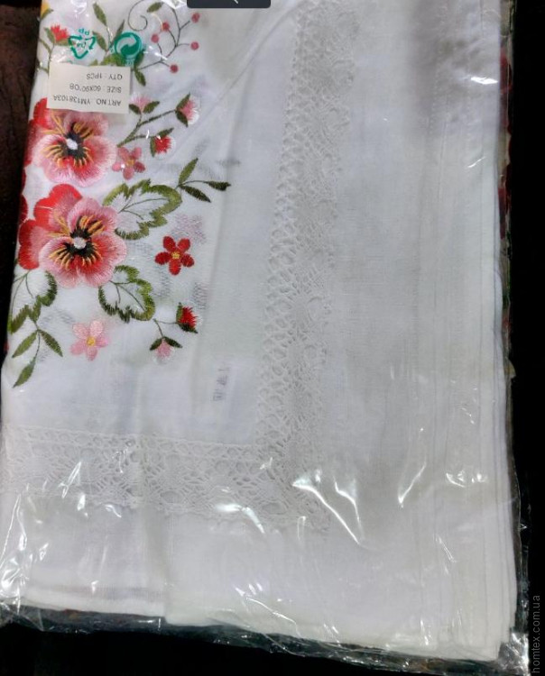 Скатертина Alltex 150x220 см з вишивкою, модель 11