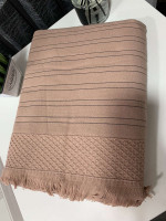 Полотенце Pestemal Sikel Orenda 100x150 см коричневое