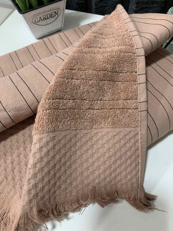 Полотенце Pestemal Sikel Orenda 100x150 см коричневое