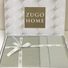 Комплект постельного белья Zugo Home сатин однотонный Light Green евро