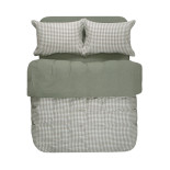 Постельное белье Lotus Home Checked Gingham олива семейный