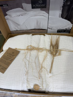 Постельное белье La Maison муслин Anasta молочное евро