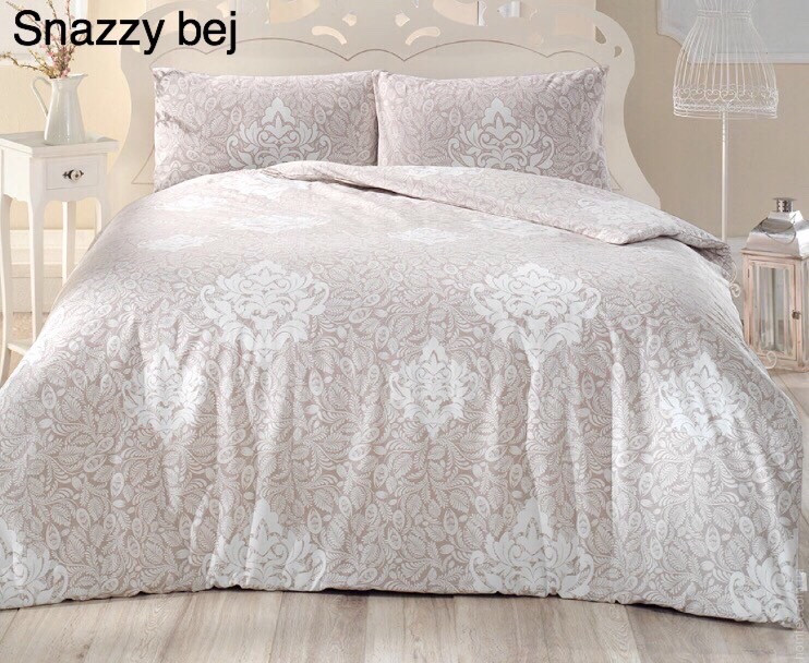 Постільна білизна Altinbasak Snazzy bej полуторний Постільна білизна Altinbasak Snazzy bej полуторний