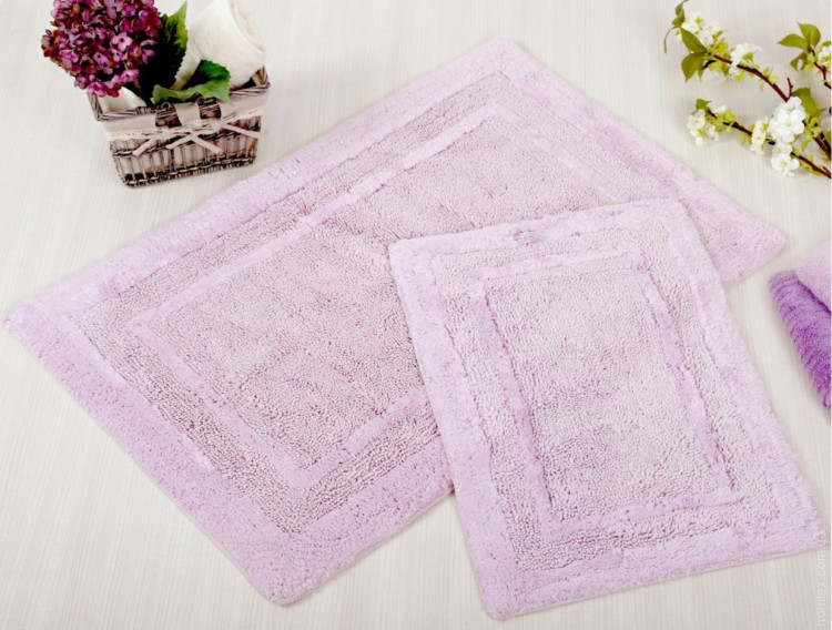 Набор ковриков для ванной Irya Superior lila лиловый 40x60 см + 60x90 см