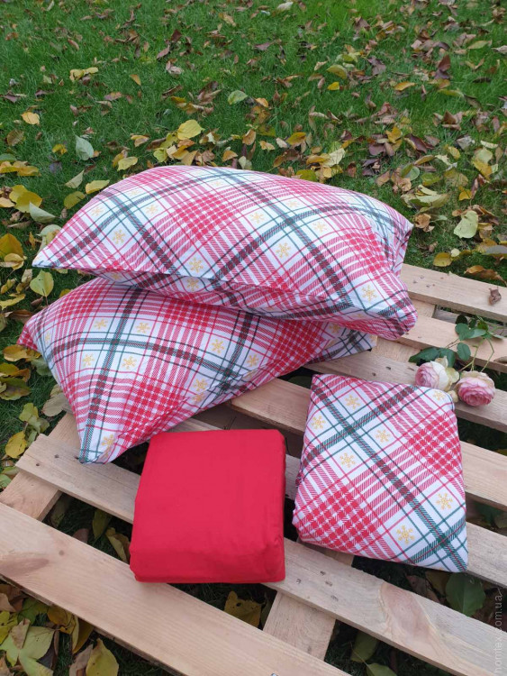 Постільна білизна фланель Cotton Star євро, модель 29