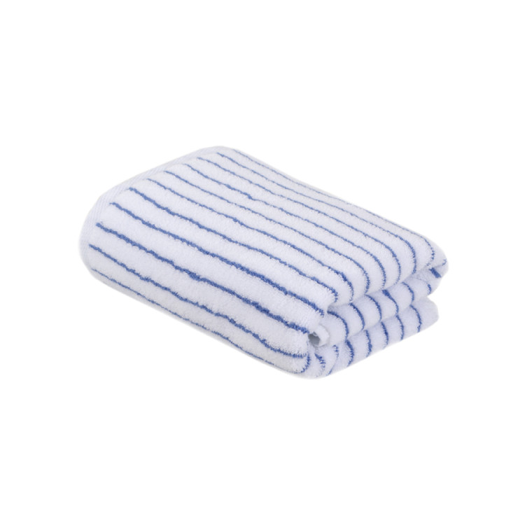 Рушник Lotus Home Готель Premium Microcotton Stripe White-Blue (біло-синій) 70х140 см 550 г/м²