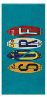 Пляжний рушник Maisonette Surf 340 г/м2 75х150 см