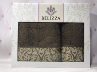 Набор махровых полотенец Belizza из 2 штук 50x90 см+70x140 см, модель 9