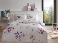 Постельное белье TAC Delux Komae lilac евро Постельное белье TAC Delux Komae lilac евро