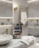 Набор полотенец Maison D'or ALAIN cream 30x50 см + 50x100 см + 70x140 см