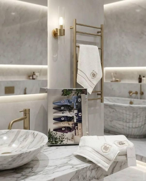 Набор полотенец Maison D'or ALAIN cream 30x50 см + 50x100 см + 70x140 см