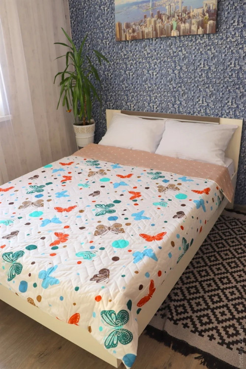 Стеганый пододеяльник-одеяло 4 сезона LightHouse Butterfly 160х220 см