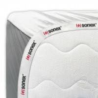 Простынь на резинке Sonex Aero Optical White 140x200 + 25 см